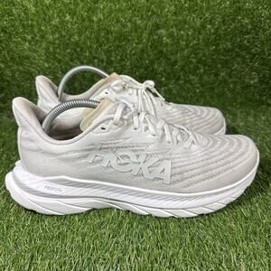 Hoka One One Womens Mach 5 1127894 WWH White Running Shoes Sneakers Size 11B